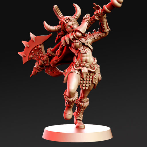 Cronia - Barbarian Female - 32mm - DnD - Only-Games
