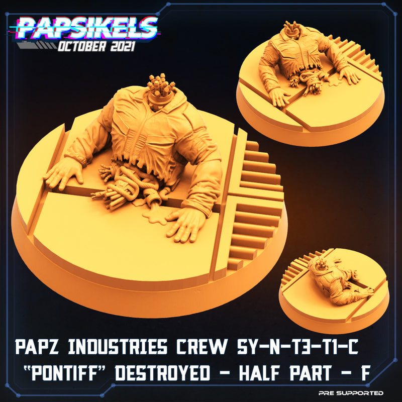 PAPZ INDUSTRIES CREW SY-N-T3-T1-C PONTIFF DAMAGED SET - Only-Games