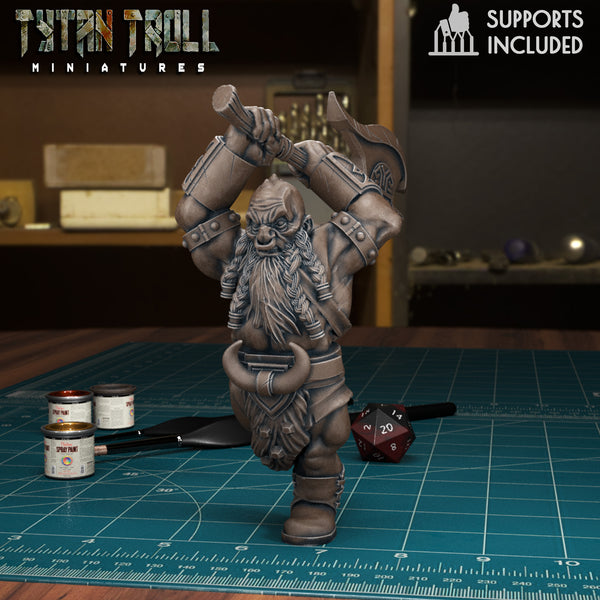 Dwarf Axes 03 - TytanTroll Miniatures - DnD - Fantasy - Only-Games