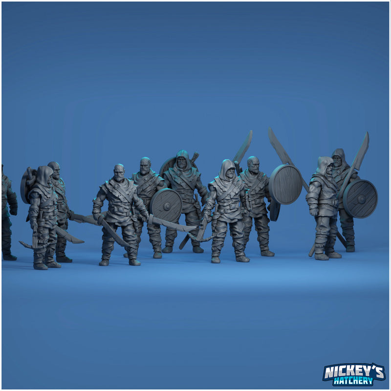 Bandit Miniatures FULL SET, 10 Miniatures | For Tabletop RPGs, Board Games, Wargaming | DnD Miniatures | Pathfinder Miniatures - Only-Games
