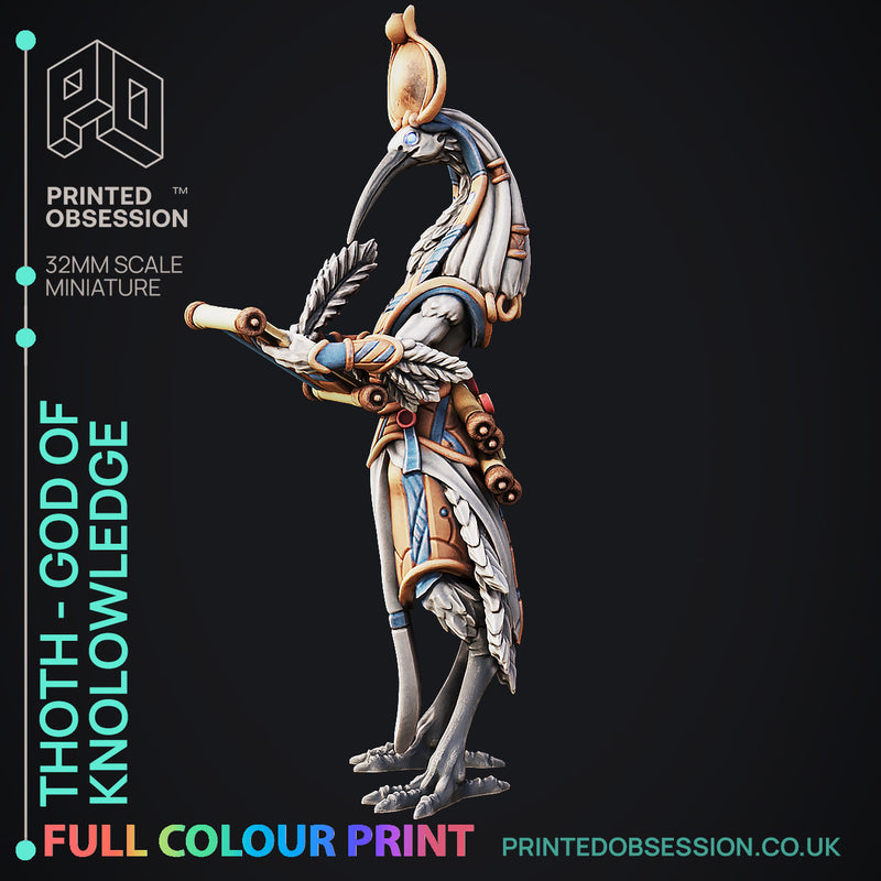 Thoth - God of Knowledge - Pre-Coloured - 32mm Scale - Only-Games