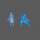 (0105) Male post-apocalyptic sci-fi warrior with chainsaws (0105) - Only-Games