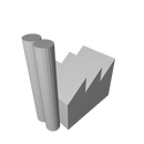 3D Printed Axis & Allies Industrial Complex (x15) - Only-Games