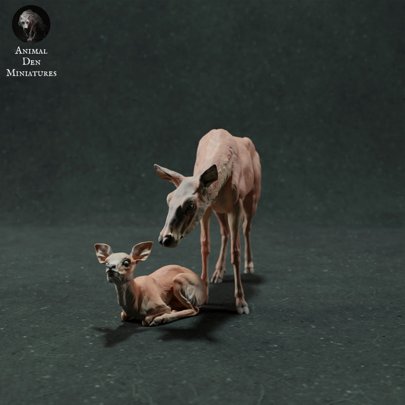 Red Deer Hind and Fawn 1:32 - Only-Games