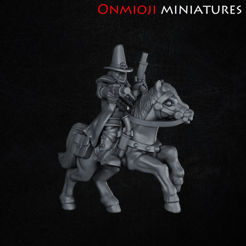 Witch hunter rider pistolier - 15mm - Only-Games