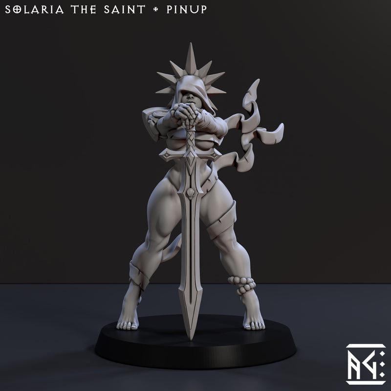 Solaria The Saint - Pinup (Requiem Brotherhood Templars) - Only-Games