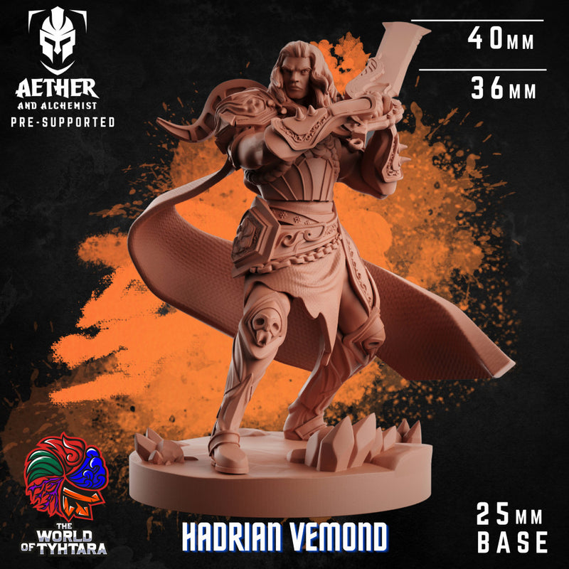 Hadrian Vemond - Human Fighter - Only-Games