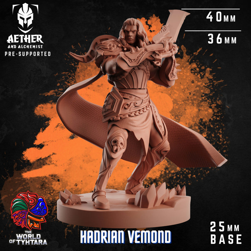 Hadrian Vemond - Human Fighter - Only-Games