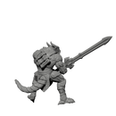 Dragonborn Paladin with two-handed sword 28mm scale.stl - Only-Games