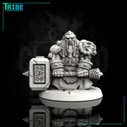 (0001) Male dwarf warrior with hammer - Only-Games