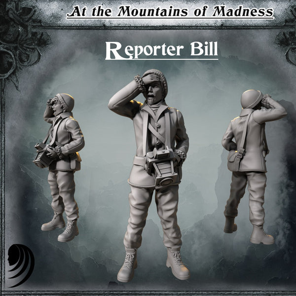 Reporter Bill - At the Mountains of Madness - Only-Games