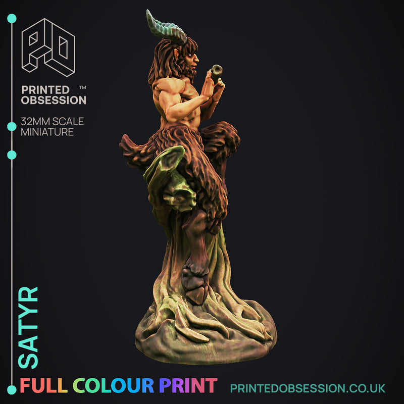 Satyr - Fey Creature - Pre-Coloured - 32mm Scale - Only-Games