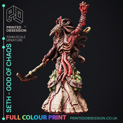 Seth - God of Chaos - Pre-Coloured - 32mm Scale - Only-Games