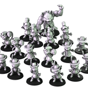 Courtly Cats Team 16 miniatures - Only-Games
