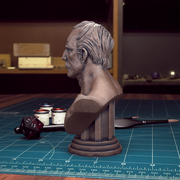 Male Bust - 50mm Scale - TytanTroll Miniatures - Only-Games
