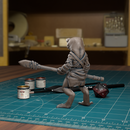 Frogfolk Spearman 01 - 32mm - DND - Pathfinder - Only-Games