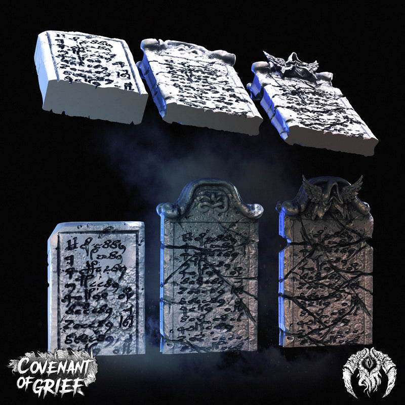 Gravestones & Tomb Terrain Set - Only-Games