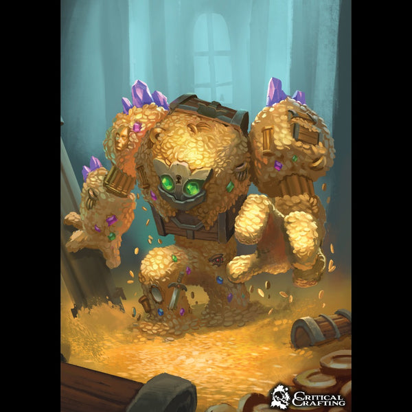 Treasure Golem - Poster - Only-Games
