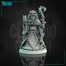 (0097) Male felinid sorceror wizard with a magic club - Only-Games