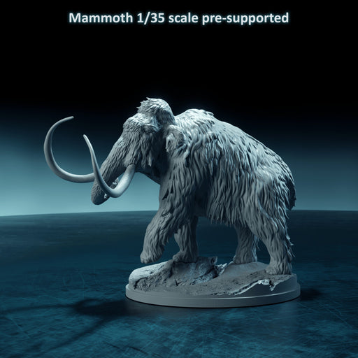 Mammoth walking 1-35 scale prehistoric animal - Only-Games