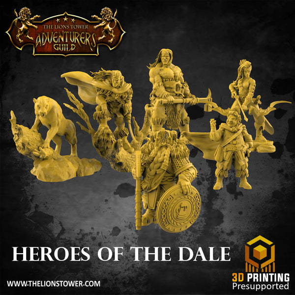 Heroes of the Dale 6 Character Set (32mm scale) - Only-Games