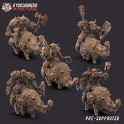 Black Orc Riders (5 Orcs) - Only-Games