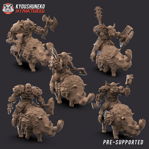 Black Orc Riders (5 Orcs) - Only-Games
