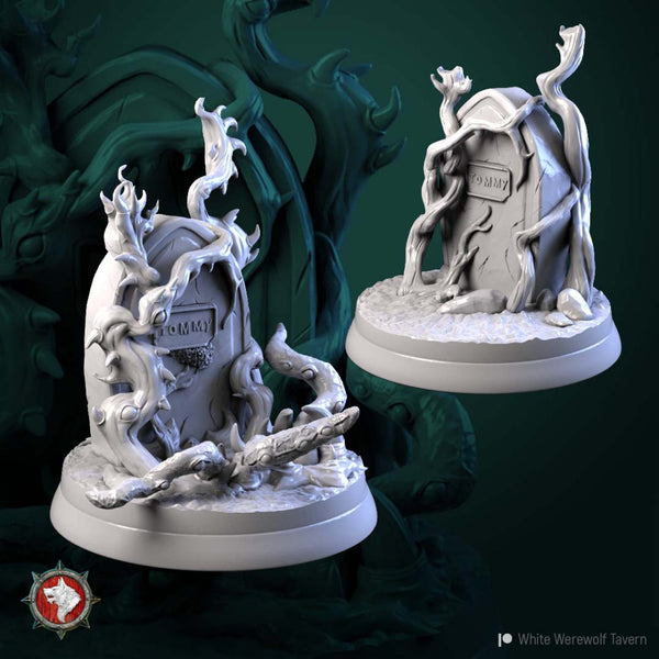 Grave and Mimic Grave 32mm pre-supported - Only-Games