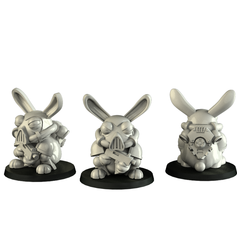 Space Rabbits 3 miniatures - Only-Games