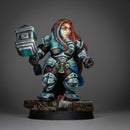 Malyan The Proud [32mm Scale] Female Dwarf Paladin - Only-Games