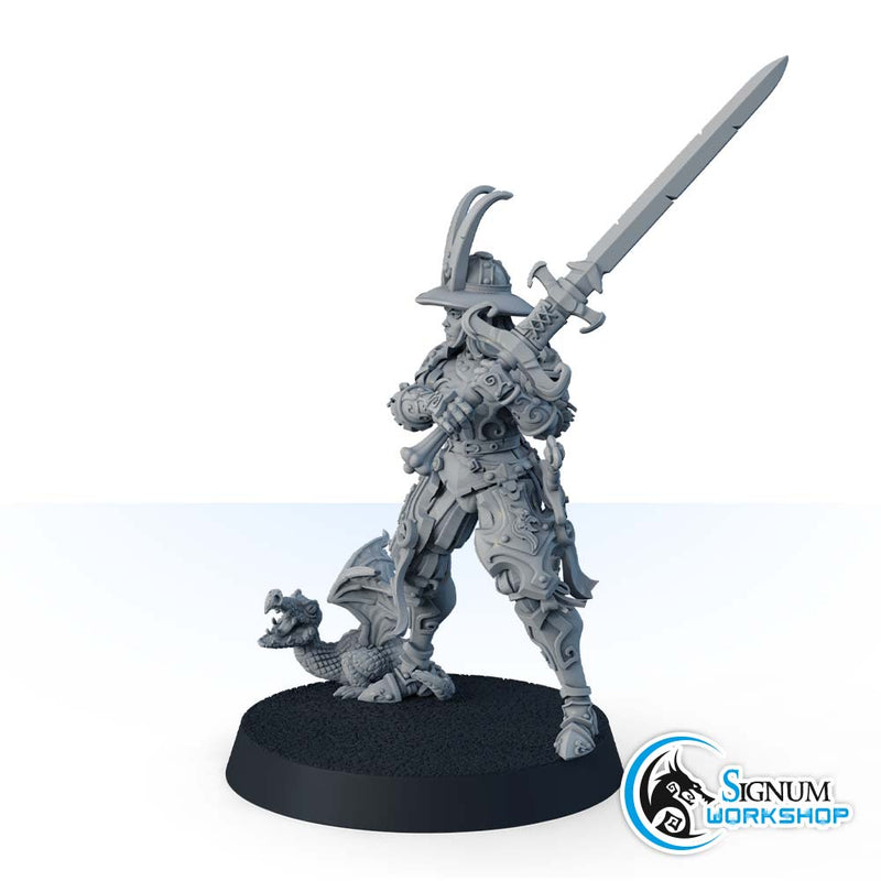 Guard with long sword, the Red Falcon infantry - Only-Games