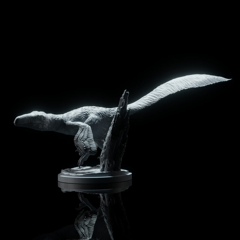 Utahraptor running 1-35 scale pre-supported dinosaur - Only-Games