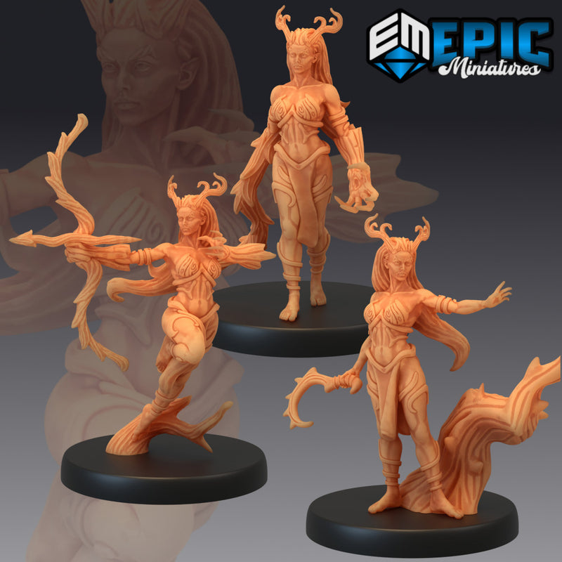 Dryad Set / Female Tree Spirit / Forest Encounter Collection - Only-Games