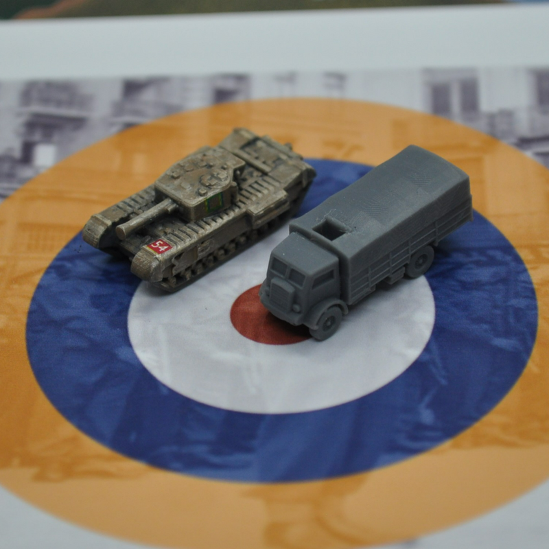 10pc 3D Printed UK WW2 Bradford Truck - Only-Games