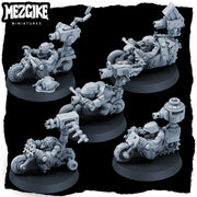 Runt biker gang (5 physical multipart miniatures) - Only-Games