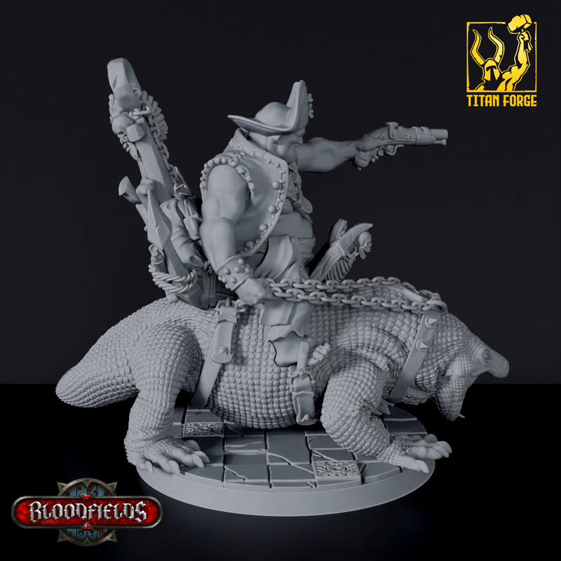 Kommander Komodo (Ogre) - Titan Forge - Miniatures by