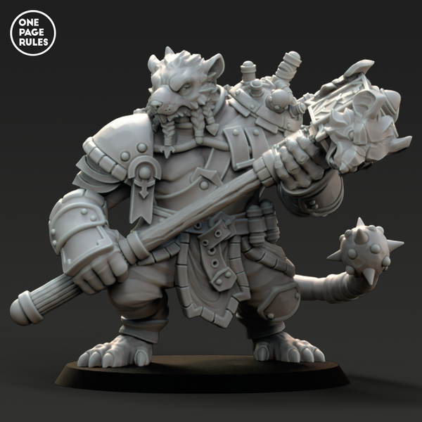 Ratmen Male Ogre Captian (1 Model) - Only-Games