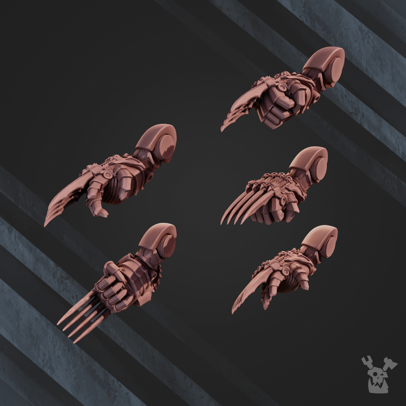 Nocturnal Lightning Claws Set x10 - Only-Games