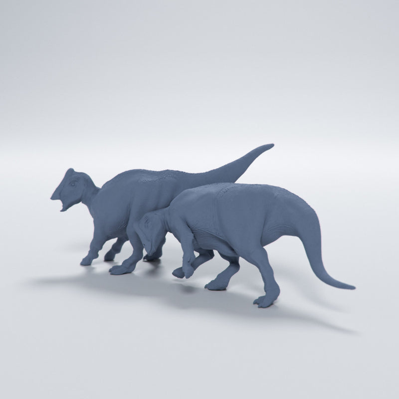 Charonosaurus juvenile fight 1-35 scale dinosaur - Only-Games