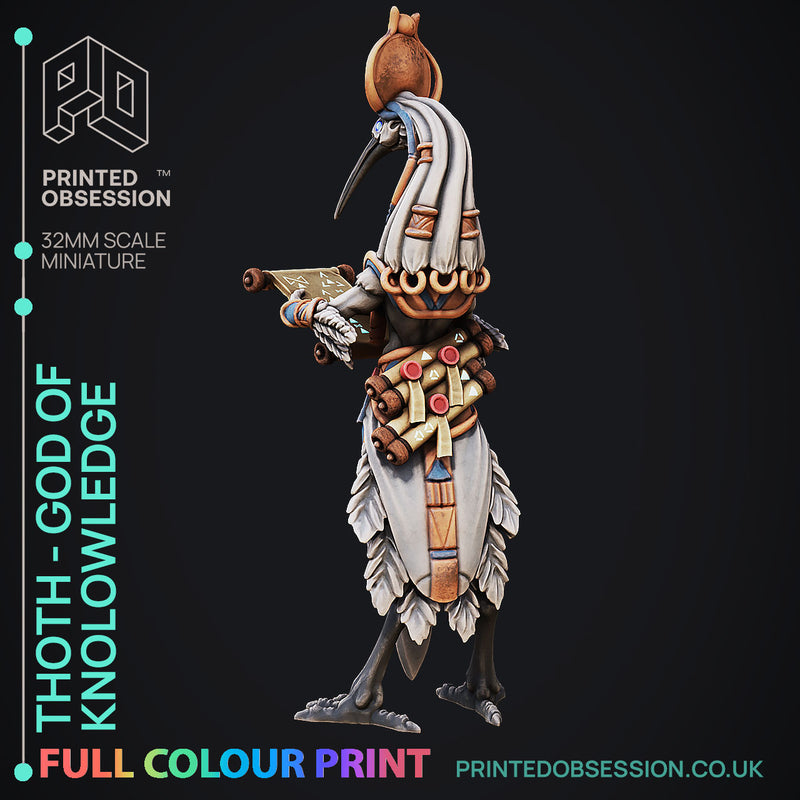 Thoth - God of Knowledge - Pre-Coloured - 32mm Scale - Only-Games