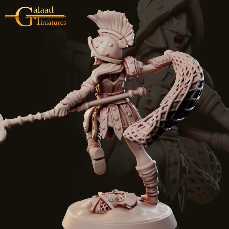 Female Gladiator Retiarius - Only-Games