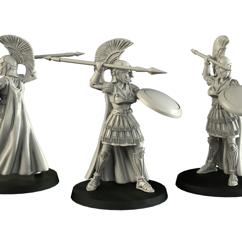 Oplite Girls (3 miniatures) - Only-Games