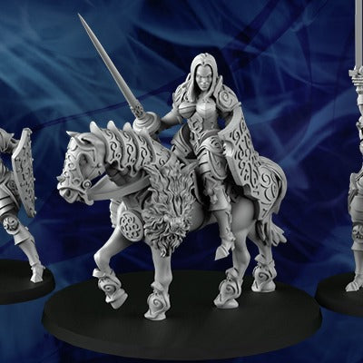 Paladin Girls 3miniatures - Only-Games