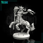 (0113) Female centaur wizard sorceror druid with spell - Only-Games