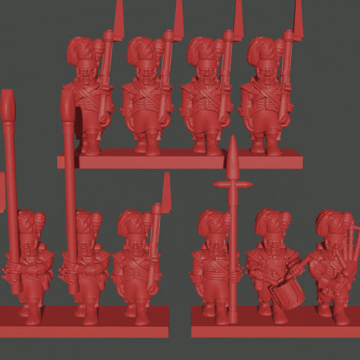 6mm British Highlanders - Only-Games