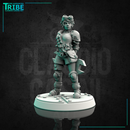 (0112) Female  post apocalyptic sci-fi technics mechanic - Only-Games