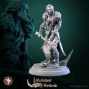 Barbarian warlords set 6 miniatures 32mm pre-supported - Only-Games