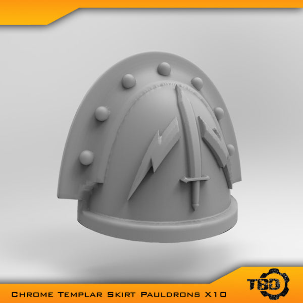 Chrome Templar Skirt Pauldrons X10 - Only-Games