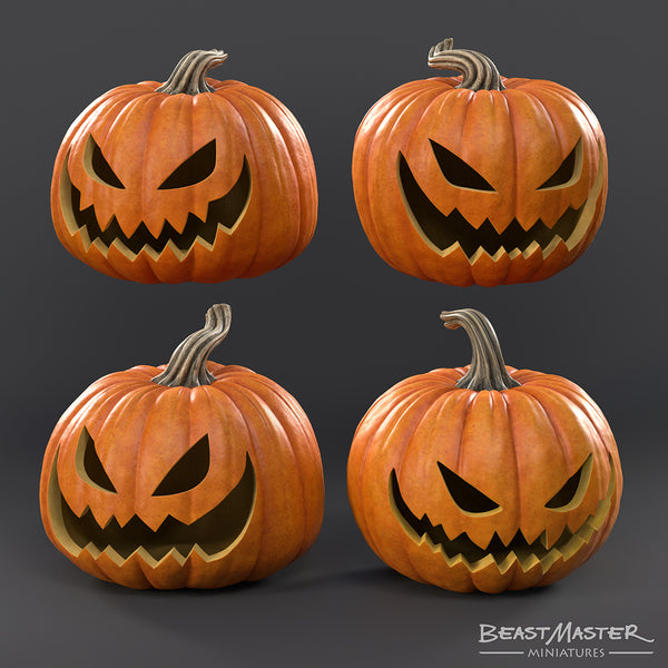 Halloween Pumpkin Pack - BeastMaster Miniatures - Miniatures by