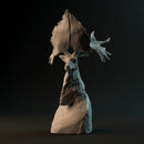 Sinomegaceros Pachyosteus bust prehistoric giant deer head - Only-Games